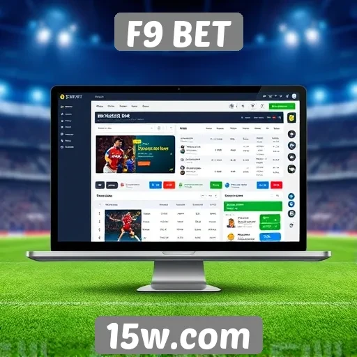 Interface do F9 BET facilita navegação para apostadores
